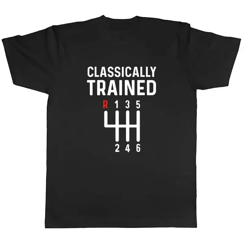Classically Trained Driver Mens T-Shirt Manual Gear Shift Tee Gift