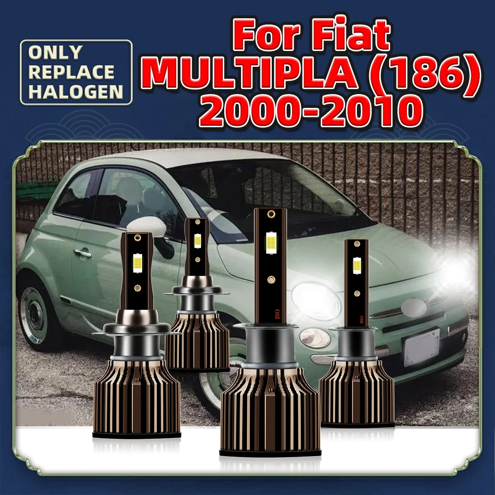 

Car Headlights 100W 15000LM Bulbs 12V Turbo Lamps For Fiat Multipla (186) 2000 2001 2002 2003 2004 2005 2006 2007 2008 2009 2010