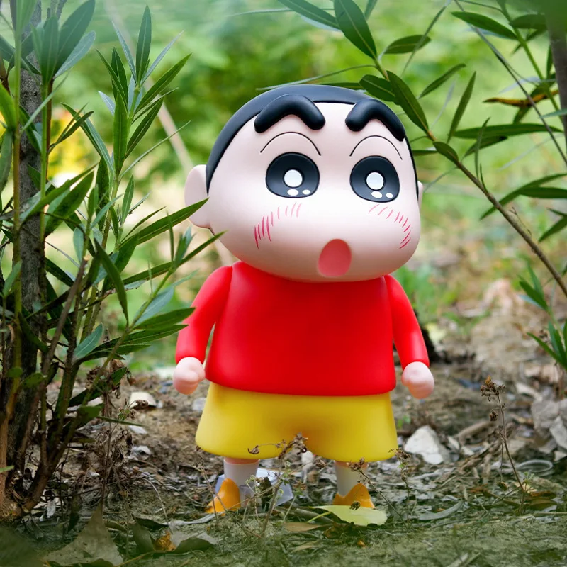 Crayon Shin-chan Anime Figure Nohara Shinnosuke Large Action Figurine Collection Model Doll Toy Decor Kids Birthday Gifts 40cm