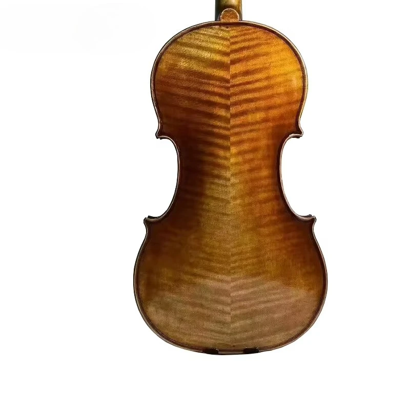 Handmade Professional Violin Imported European Solid Wood Antique Style String Instrument For Advanced Musicians Performance