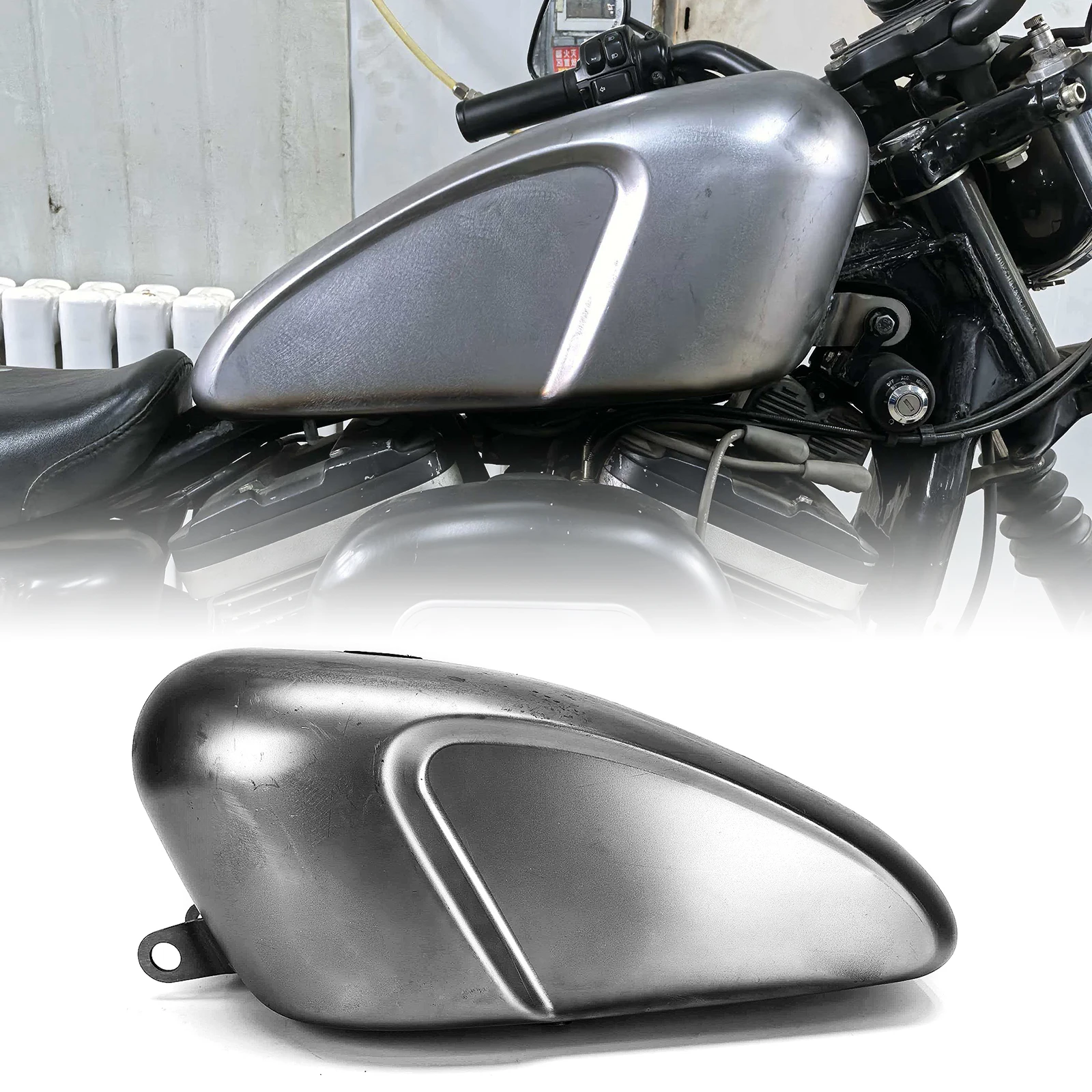 

For Harley Davidson Sportster XL XL1200 883 1995-2003 14L Motorcycle Petrol Gas Fuel Tank