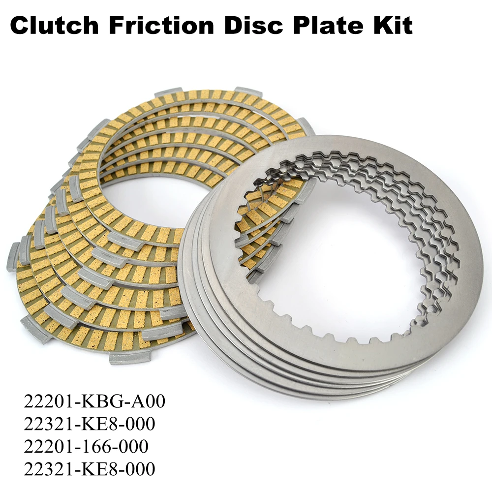 

Motorcycle Clutch Friction Disc Plate For Honda CMX250 CMX250X Rebel CMX 250 250X CB250 Nighthawk Two Fifty CB 250 Police CD250