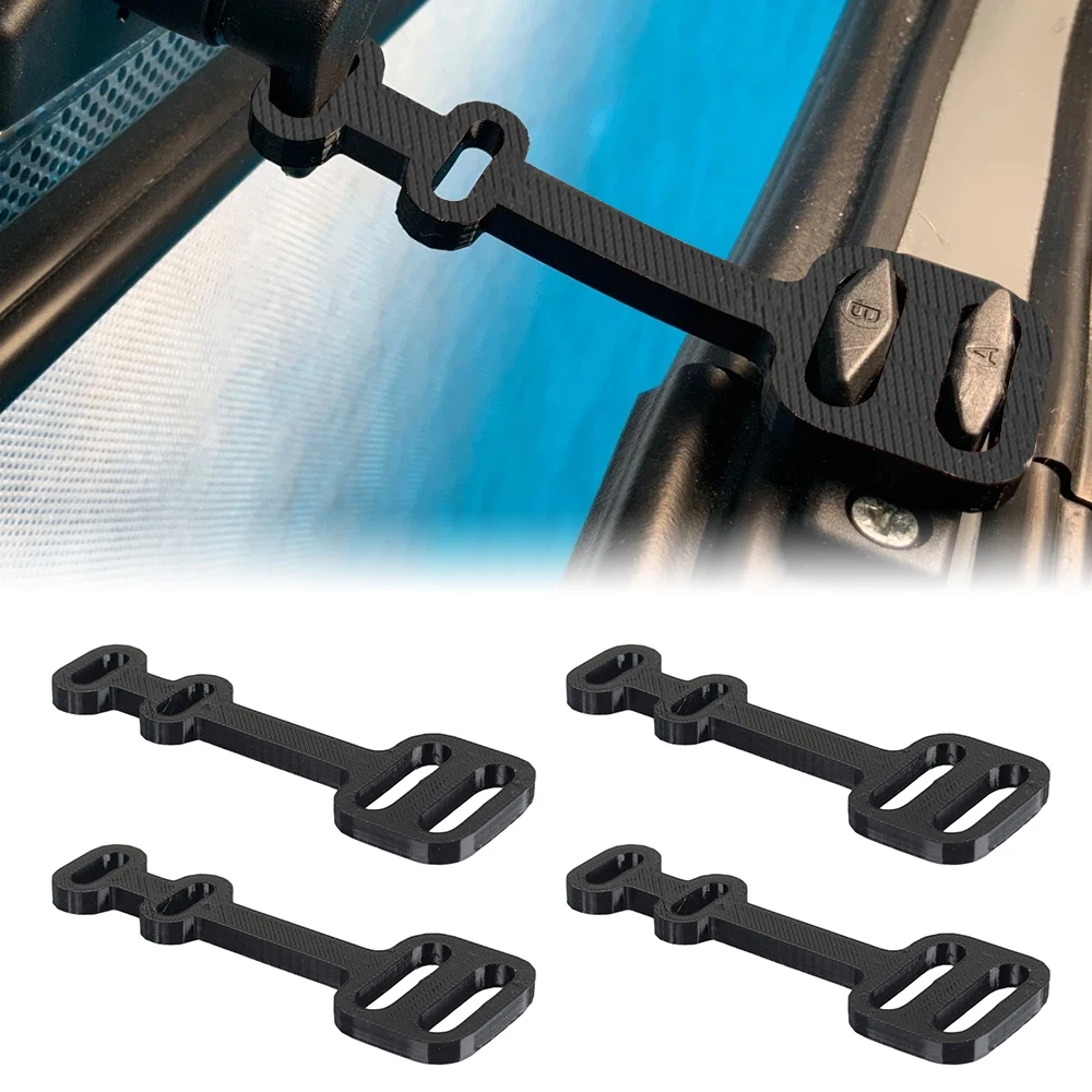 2 Stück Wohnwagen-Wohnmobil-Fensterlüftungsschienen für Polyplastikfenster, Wohnmobil-Zubehör