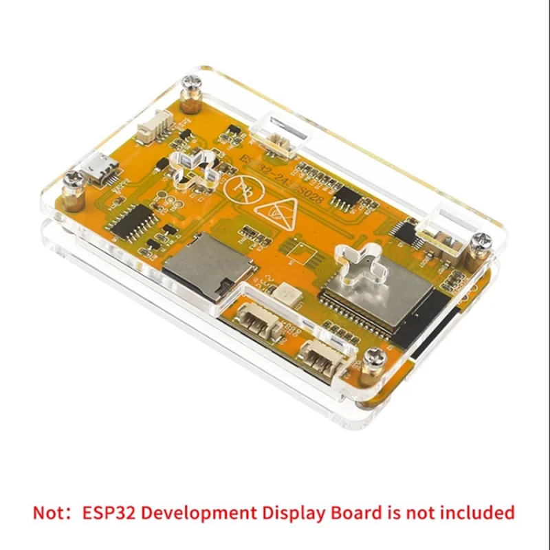 غلاف واقي شفاف لشاشة العرض ، حافظة أكريليك ، لوح تطوير ESP32 ، وحدة LCD TFT ، 1: