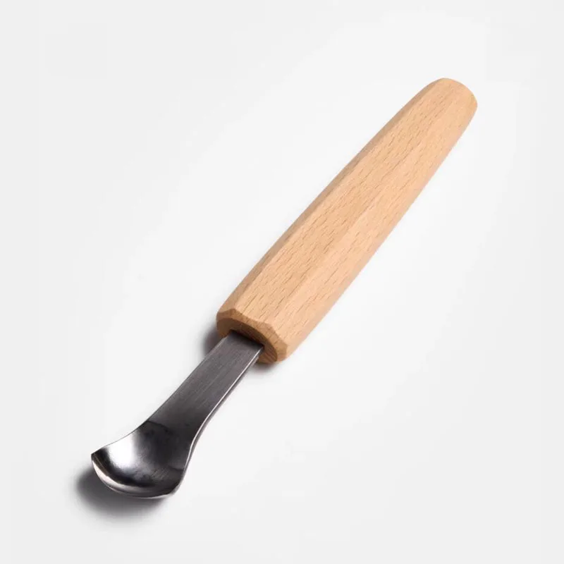 High Carbon Steel Curved Blade Spoon Carving Tool - Wood Carving Chisel