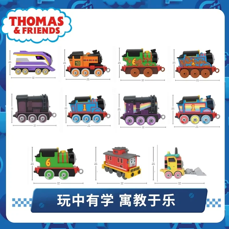 Thomas y sus amigos Track Master juguetes de transporte de tren de aleación iluminación de inteligencia para niños Thoma juguetes de cumpleaños para niños