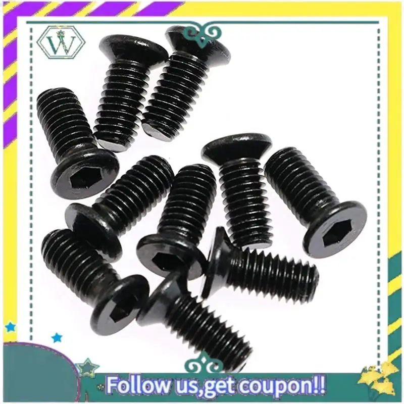 

Upgraded Scooter Screws Mounting Screw Scooter Frontal Head Screws Attachment Flat Head Screws Hexagon Socket Head Screws