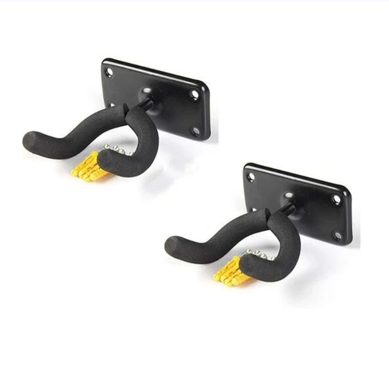 Wall Mount Skate Rack, Longboard, Guitar Hanger Stand, gancho de armazenamento, Display Rack, 2pcs