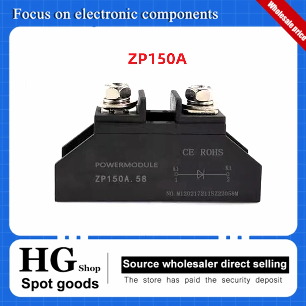 ZP150A 1000V Rectifier diode ZP5A 10A 15A 20A 25A 30A 40A 50A 55A 90A 100A 110A 150A 1000V anti-backcharge diode module M220.58