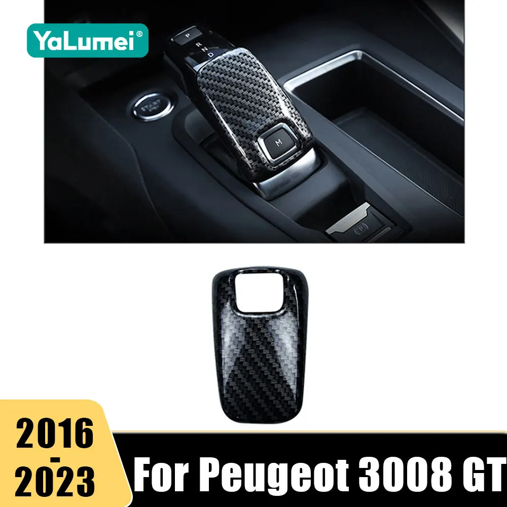 

For Peugeot 3008 5008 GT Citroen C5 Aircross 2016-2018 2019 2020 2021 2022 2023 Car Gear Shift Head Decorative Cover Accessories