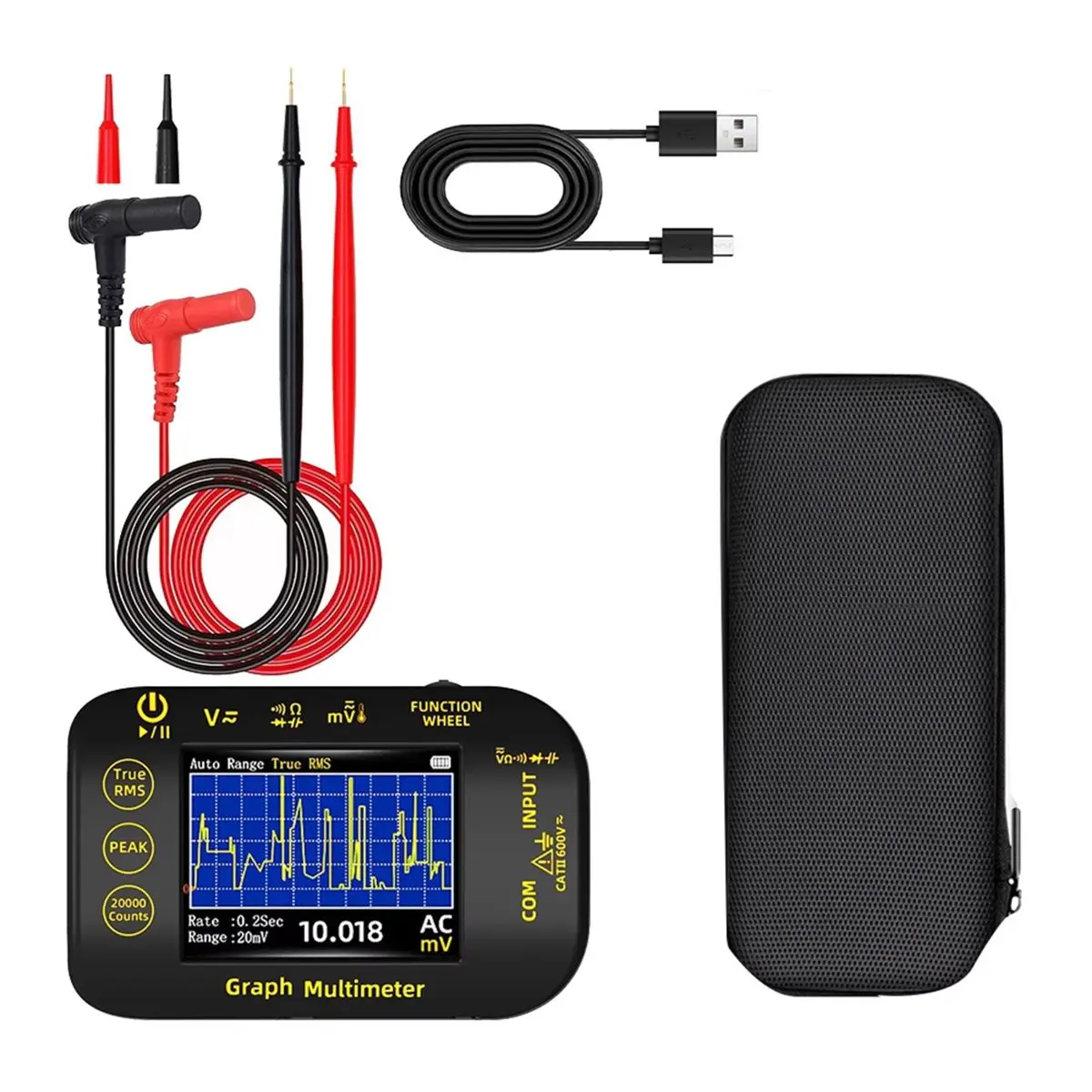 Promotional- S450 Digital Multimeter 20000 Counts Resistance Voltage Capacitance Hz Continuity Tester Battery Voltmeter