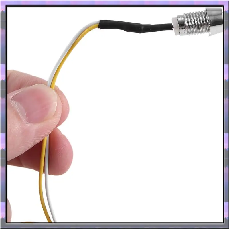 A49U 2PCS 8LED 8Mm & 5Mm 헤드 라이트 RC 부품 액세서리 1/10 모델 드리프트 자동차 차량용 LED 조명, 흰색 빨간색과 노란색