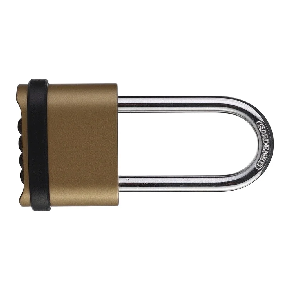 Combination Padlock with Extended Shackle Designed for Outdoor Storage Facilities Warehouse Entrances and Large Door Locking
