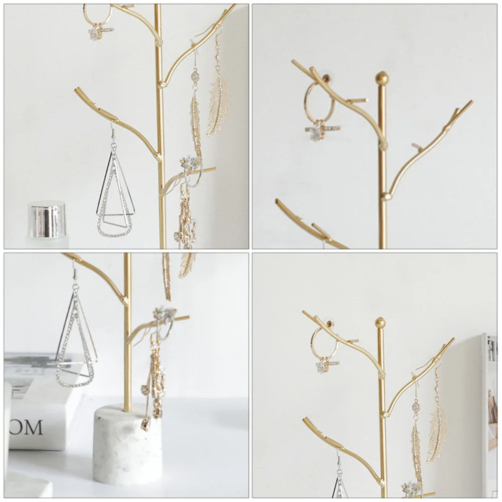 

1 шт. многофункциональная подставка для ювелирных изделий, органайзер в виде дерева для ожерелья, серег, браслета, домашнего декора, подарочная подставка для ювелирных изделий