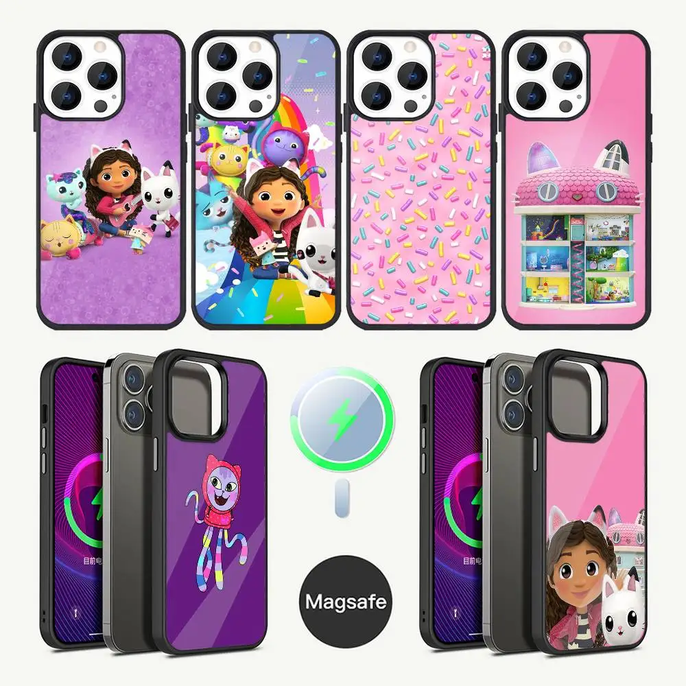 

Cute G-Gabbys D-Dollhouse Phone Case For iPhone 16,15,14,13,12,11,Plus,Pro,Max Mini Magsafe Magnetic Wireless Charging