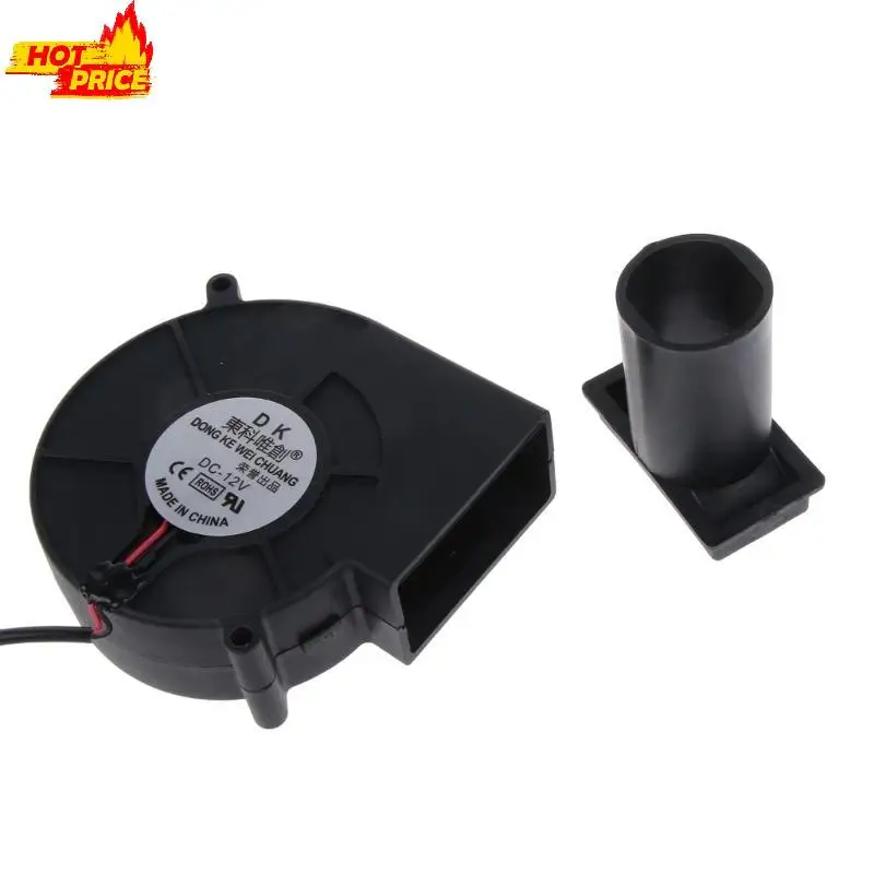 

9733 Вентилятор для барбекю DC12V 5500R Двойной шарикоподшипник для барбекю, пикника, кемпинга