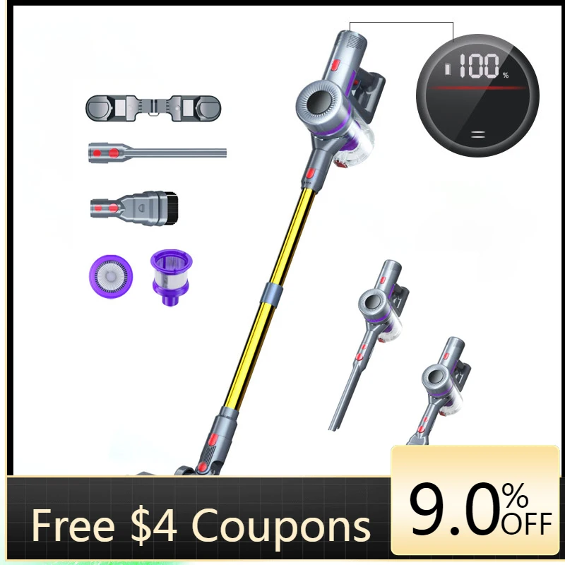 

Anti Tangle 25Kpa Seven Series Battery Standing Wireless Vacuum Cleaner Handheld Cordless Vacuum Cleaner