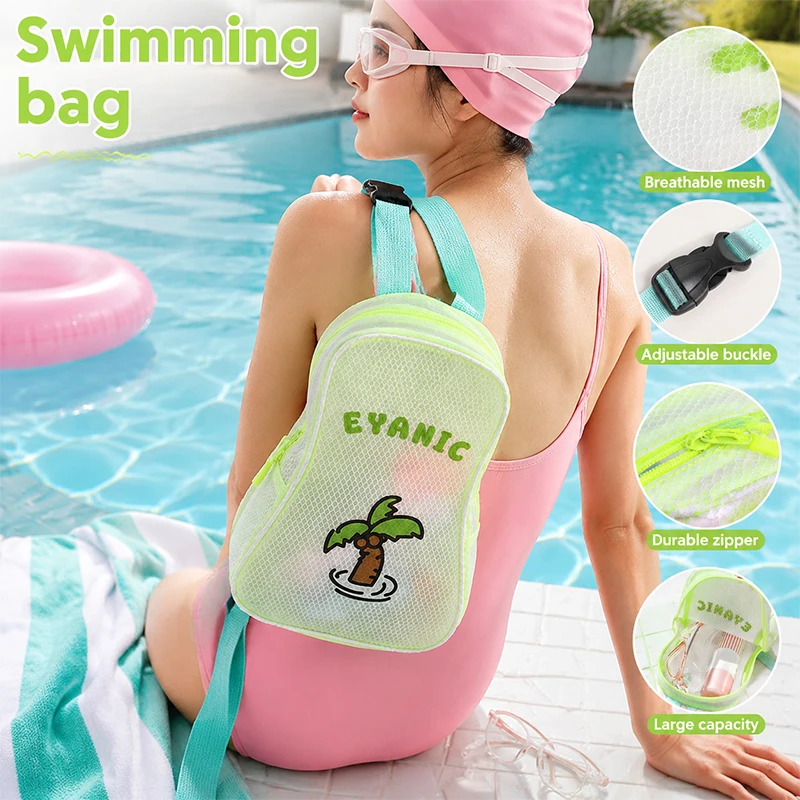 Waterproof Wet Dry Separation Swimming Bag Portable Large Capacity Sports Beach Gym Travel Toiletry Storage Bag for Women