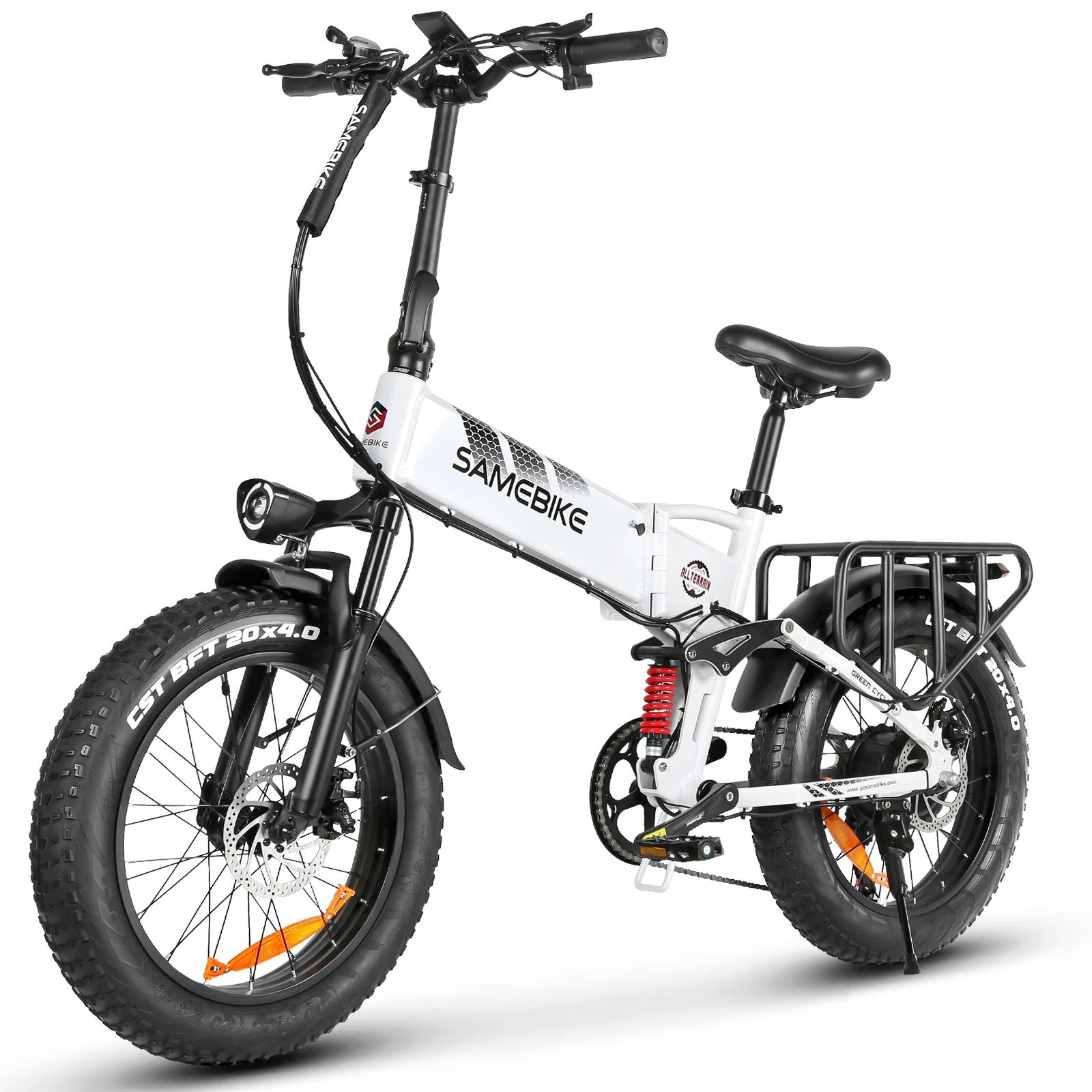 AliExpress NONE Samebike RS-A02 PRO 1200W Adult Foldable Electric Bike 48V 17Ah City E-Mountain 20 Inch Fat Tire Ebike