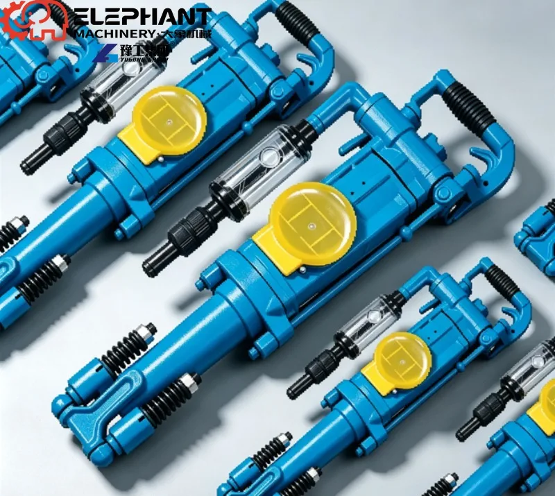 Air‑leg Pneumatic Rock Drill 30‑45mm Drilling Diameter Max 5m Depth Easy‑to‑Operate Mining Quarry Drilling Equipment