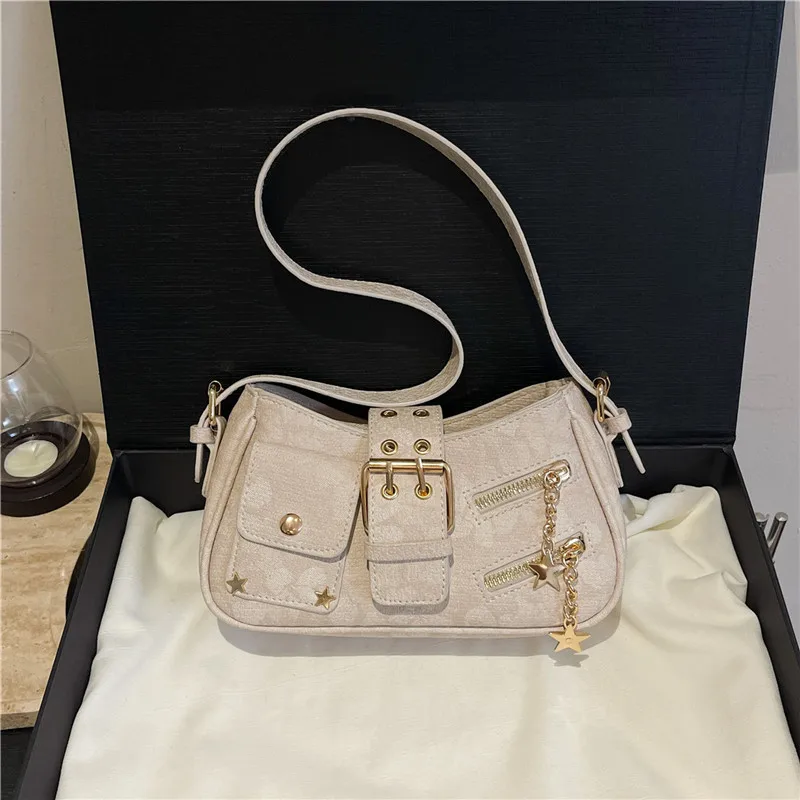 

2025 Minimalist Shoulder Bag - Women's Convertible Crossbody Purse, High-End Vegan Leather Work Tote for Office & Travel​​