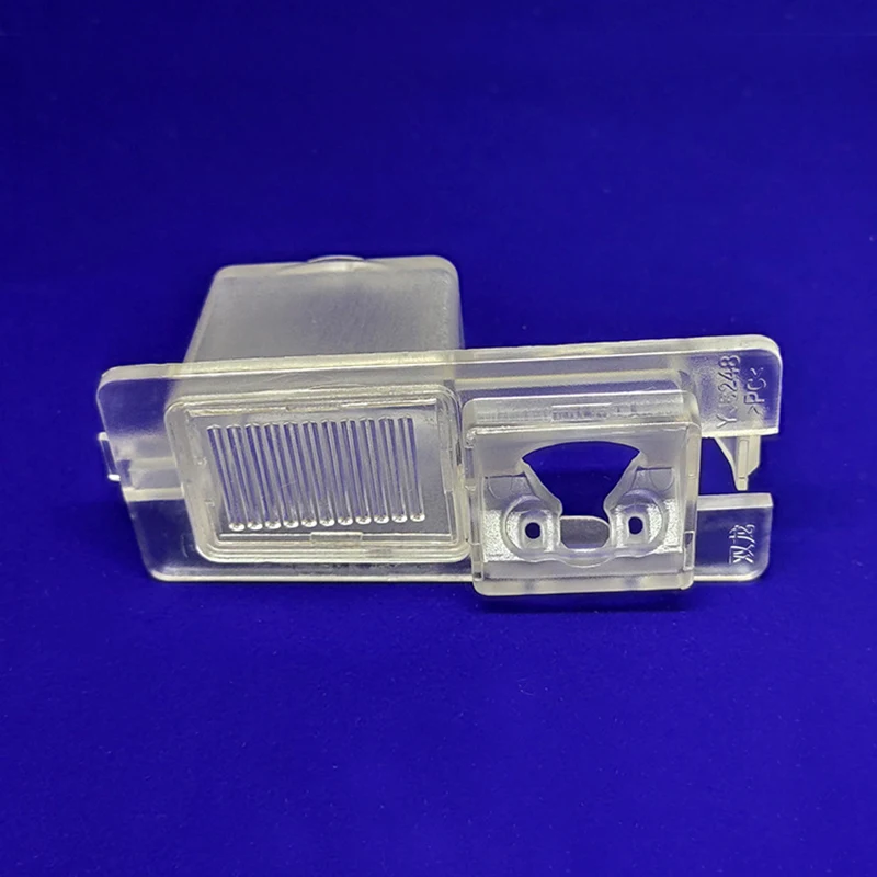1 Pc ABS Car Rear View Camera Bracket For Ssangyong Korando Rexton Kyron Actyon Sports License Plate Lights Shell Transparent
