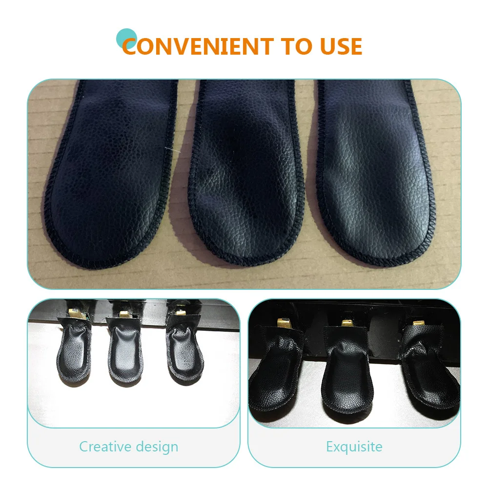 6 قطعة دواسة البيانو يغطي الأكمام الواقية لأدوات لوحة المفاتيح وسادة للقدم دائم حياة طويلة استخدام وسادة للقدم البيانو يغطي