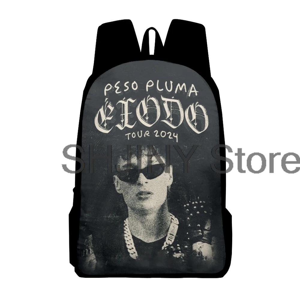 

Peso Pluma Exodo Merch 2024 Exodo Tour Backpack Women Men Daypack Unisex Casual Travel Bag Hip Hop Bag