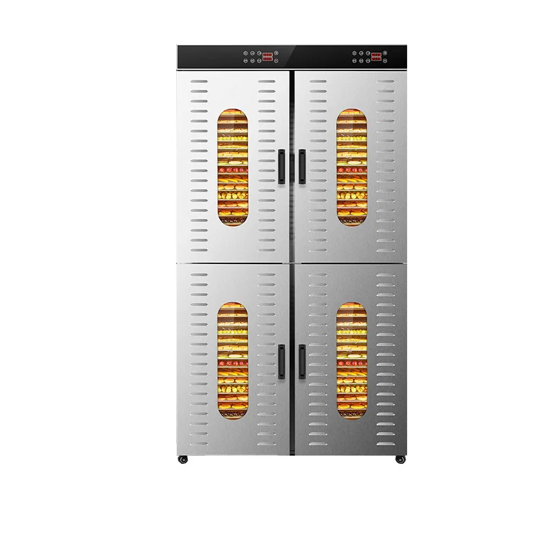 480L 대형 탈수기 상업용 80 층 과일 건조기 식품 열매 longan 망고 소시지 오리 쇠고기 생선 허브 버섯 공기 건조기