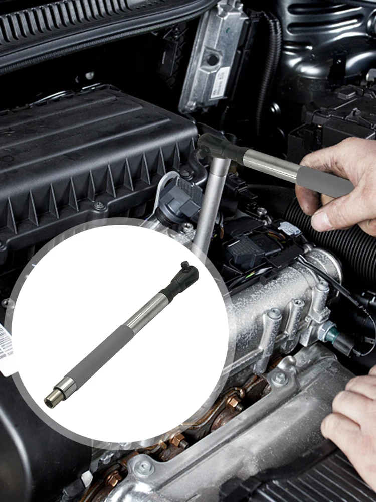 

1/2 Offset Extension Wrench Impact with Adapters Electric Ratchet Wrench Impact Ratchet Extender for Narrow Spaces