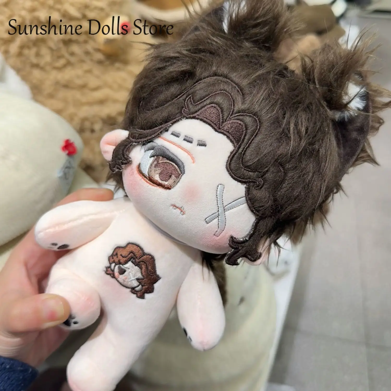 

NEW Anime Identity Ⅴ Ithaqua Handsome Cute Plush Doll Body Dress Up Clothes Plushies Stuffed Toys Figures Birthday Gift 20cm