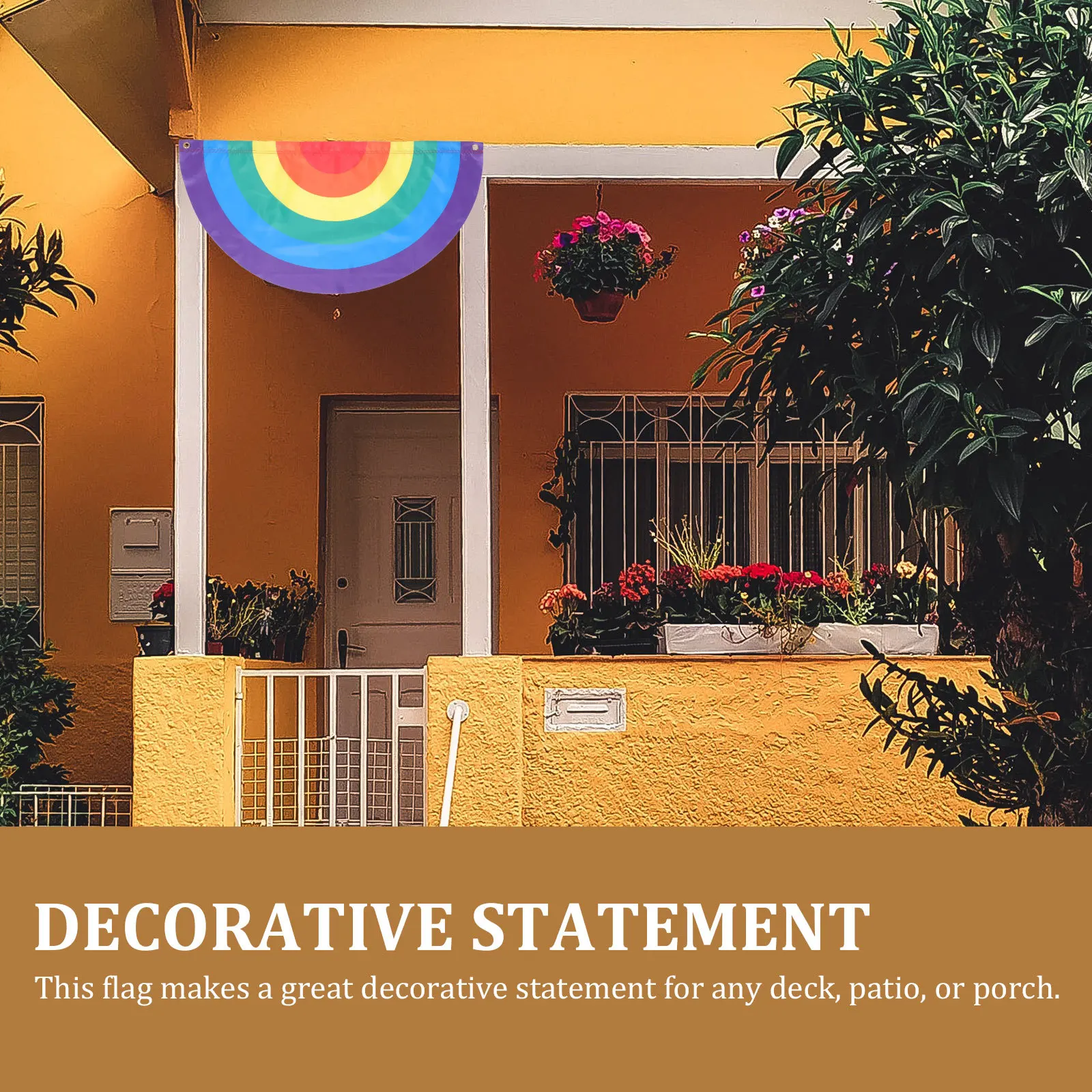 

1Pcs Pride Banner Durable Decorative Hanging Outdoor Polyester Flag for Garden Patio Party Pride Banner