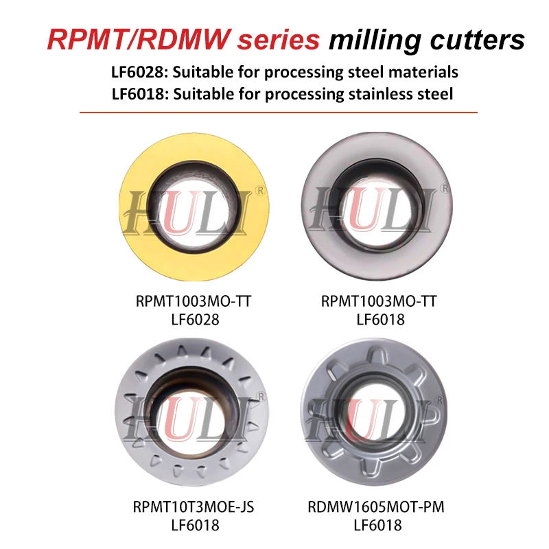 DESKAR 100% Original RPMT08T2 RPMT10T3MOE-JS RDMW10T3MO-TT LF6018 LF6028 Cutting Tool Processing Stainless Steel And Steel Parts