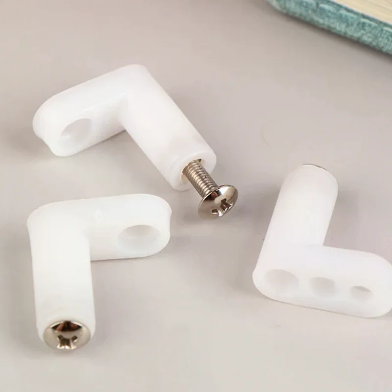 10Set PCB Type Mounting Feet With Screws For Motherboard Fixed Host Fixing Feet L Right Angle Bracket Fixing Feet Fittings