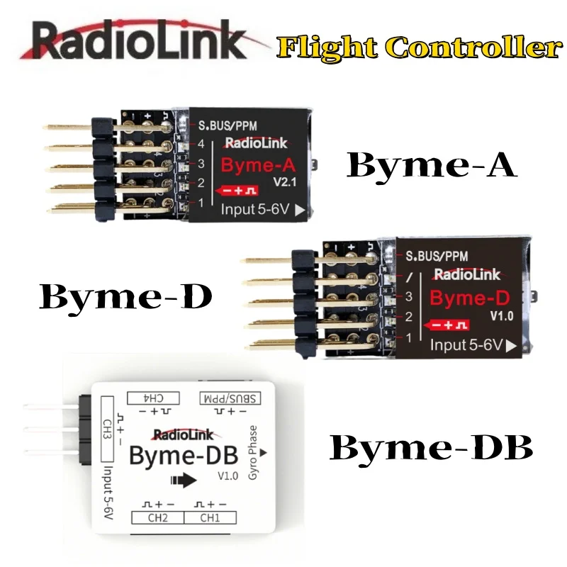 Radiolink Byme-A Byme-D Byme-DB Flugsteuerung Mini mit Gyro 3D für RC 3CH Flugzeug 4CH Jet Flugzeug Geradflügel