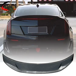 For Cadillac ATS L 4Door 2014 2015 2016 2017 Forged Real Carbon Fiber Gloss Black High Quality Rear Spoiler Trunk Lid GT Style
