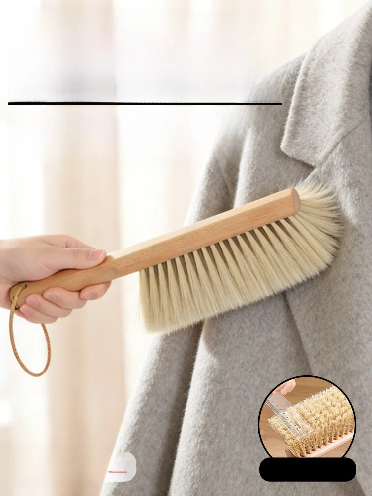 

Wool Coat Brush Soft Bristle Sweater Care Tool for Removing Balls Yarn Brush for Cashmere Sweater Household Clean...