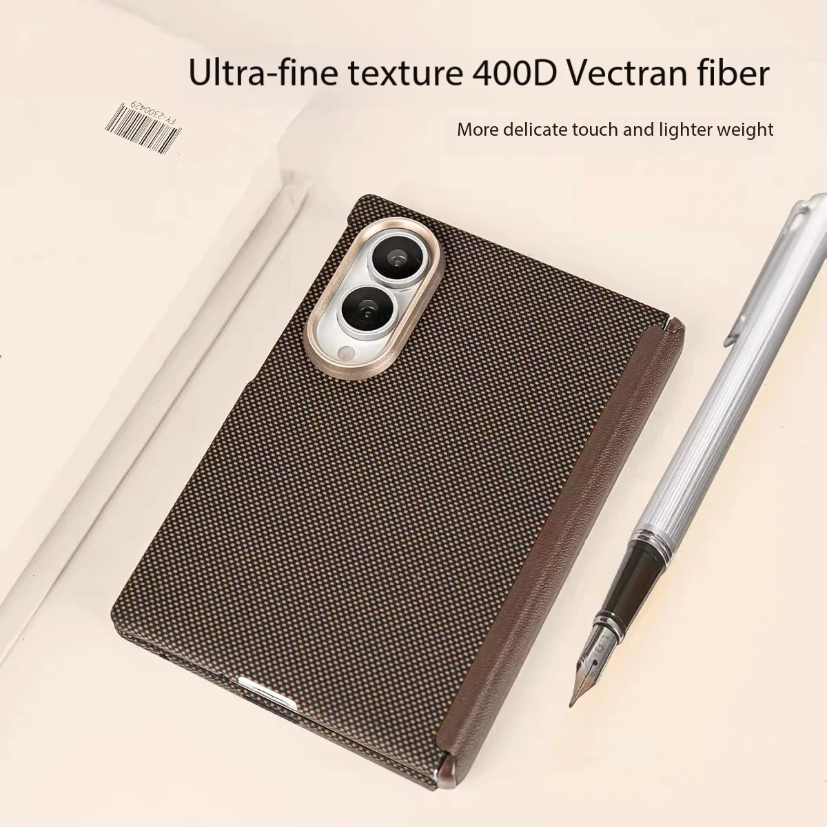 Prawdziwe etui z włókna aramidowego Kevlar do Samsung Galaxy Z Fold8 Fold 8 Wide Ultra z zawiasem Magsafe, ultracienkie etui z włókna węglowego. — zdjęcie produktu 5