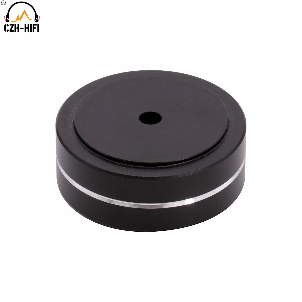 4 stücke 40x20 m CNC Gefräste Aluminium Verstärker Füße Stoßdämpfer Plattenspieler Füße Audio CD HIFI Isolation Füße pad AMP CD Plattenspieler – Detail 10