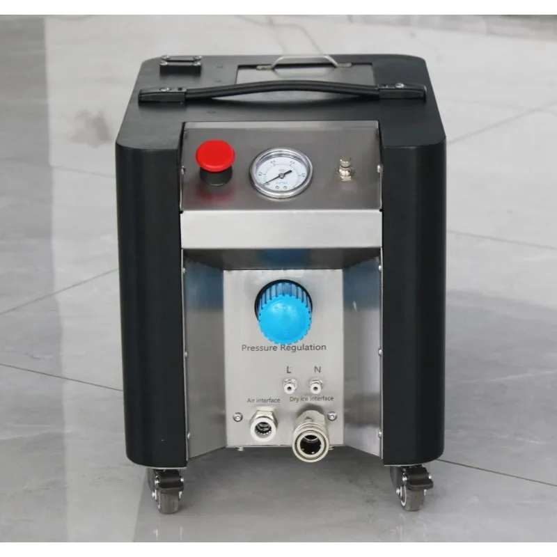 Dry Ice Blasting Machine High Pressure Dry Ice Blaster Frozen Carbon Dioxide Cleaning Co2 Dry Ice Cleaning Blaster for Mexico