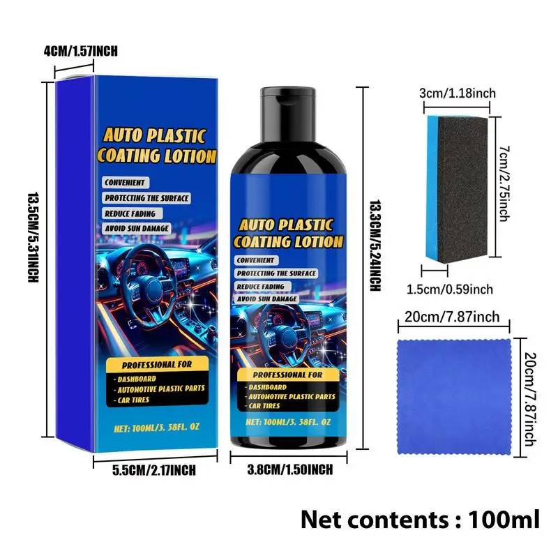 Car Scratch Remover 100ml Car Paint Deep Scratch Repair Agent With Sponge And Towel Car Polish & Scratch Removal