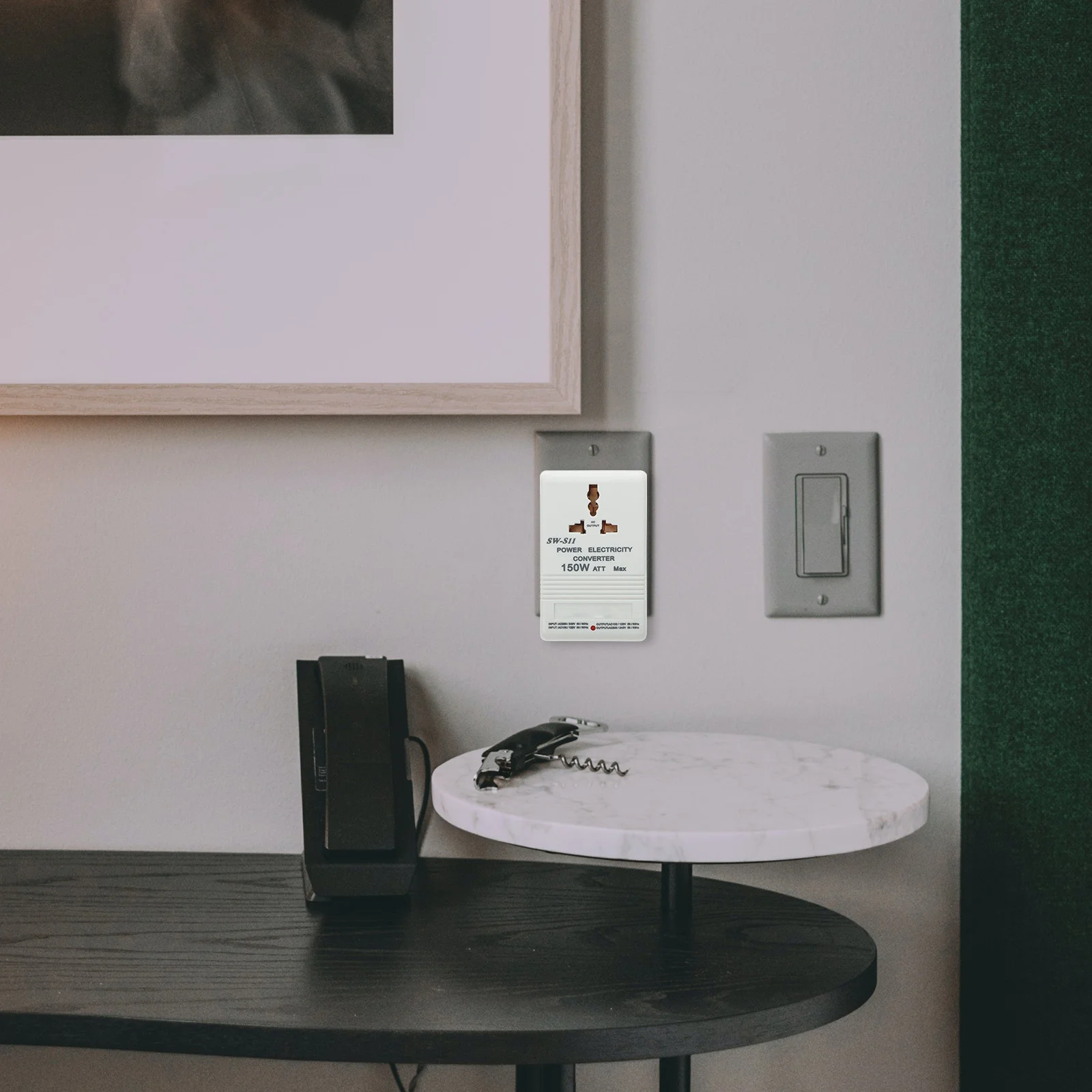 

1pc Voltage Transformer Power Adapter 110V 220V Step Up Converter For Travel Usa To Europe 220 To 110 Voltage Converter