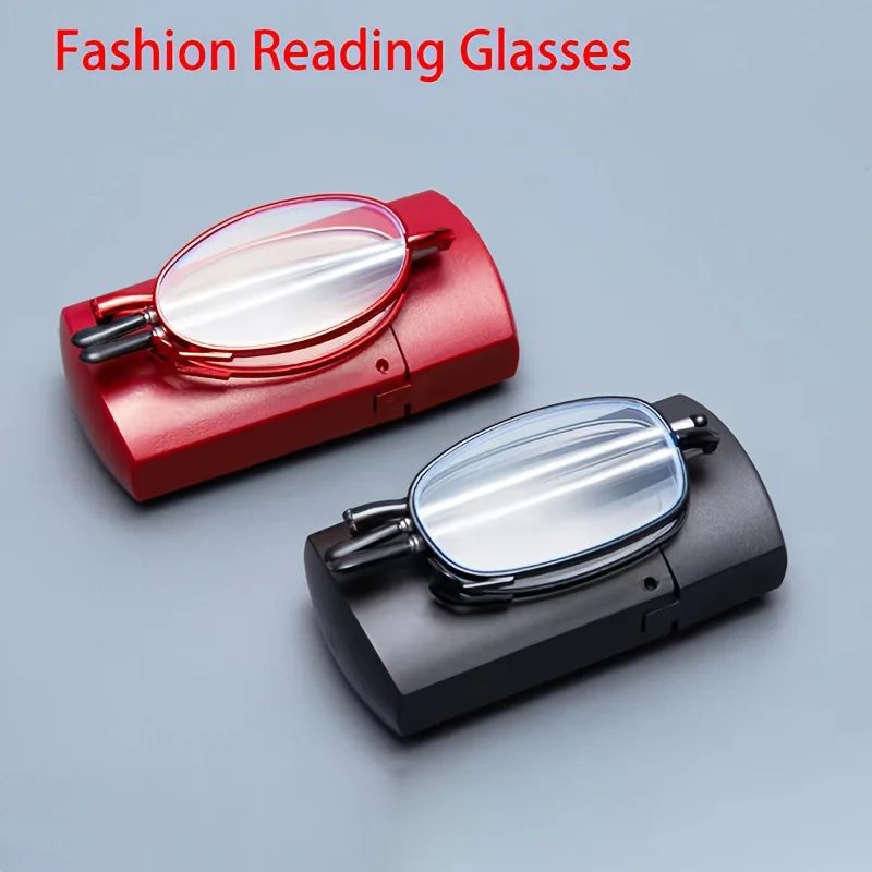 Fashionable Folding Antenna Reading Glasses with Case