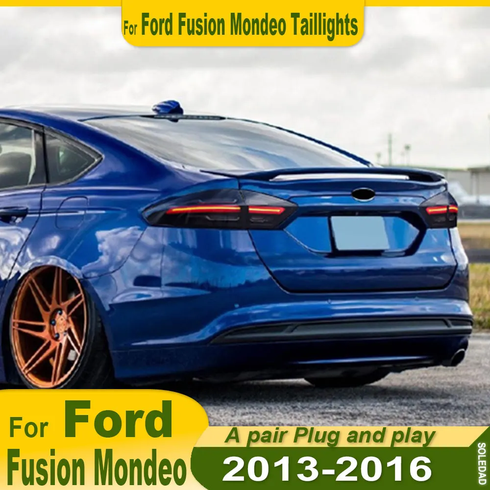 

Автомобильные фары, задние фонари для Ford Mondeo 2013 2014 2015 2016, задний фонарь, тормозной сигнал поворота, автомобильные аксессуары Plug and play