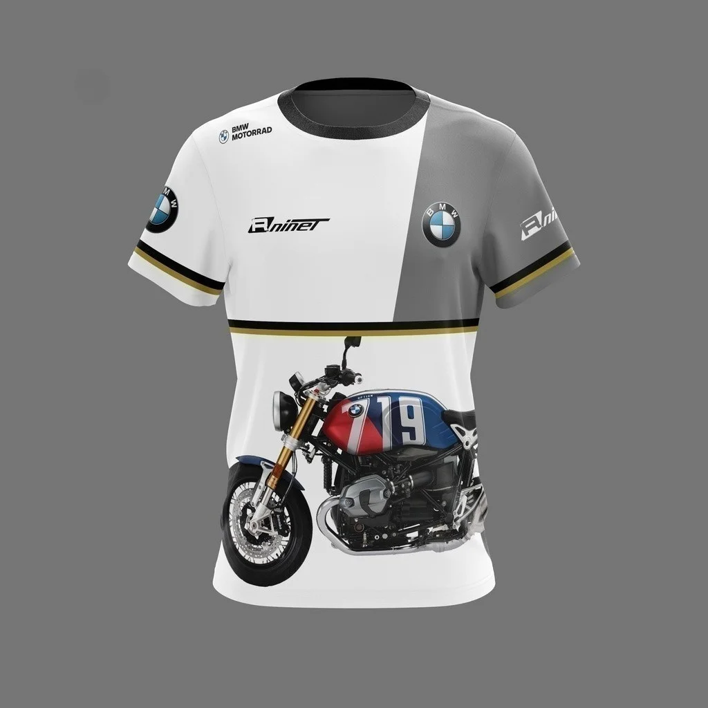 

BMW Motorcycle Men's Short-sleeved T-shirt, Quick-drying and Sweat-absorbing Sports T-shirt, A Best-selling New Product