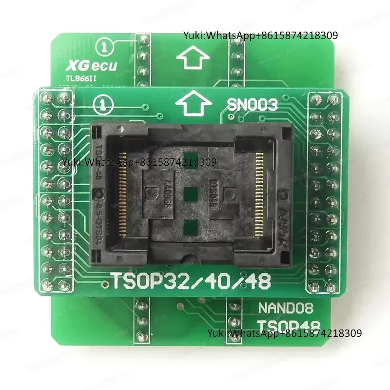 TSOP32/40/48-DIP40 NAND Socket 0.5mm Adapter for TL866II Plus Programmer