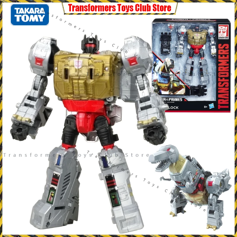 

In Stock Transformers Power of The Primes Voyager Class Dinobot Grimlock Action Figure Model Collection Toy Gift