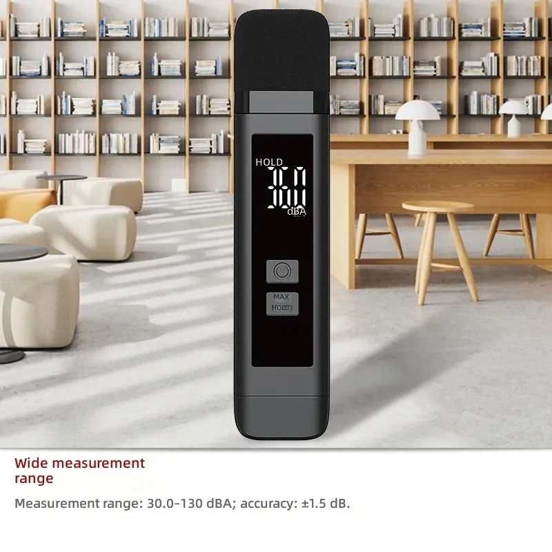 for  TA657A Decibel Detector Noise Tester Rechargeable Volume Meter Sound Detector Noise Meter