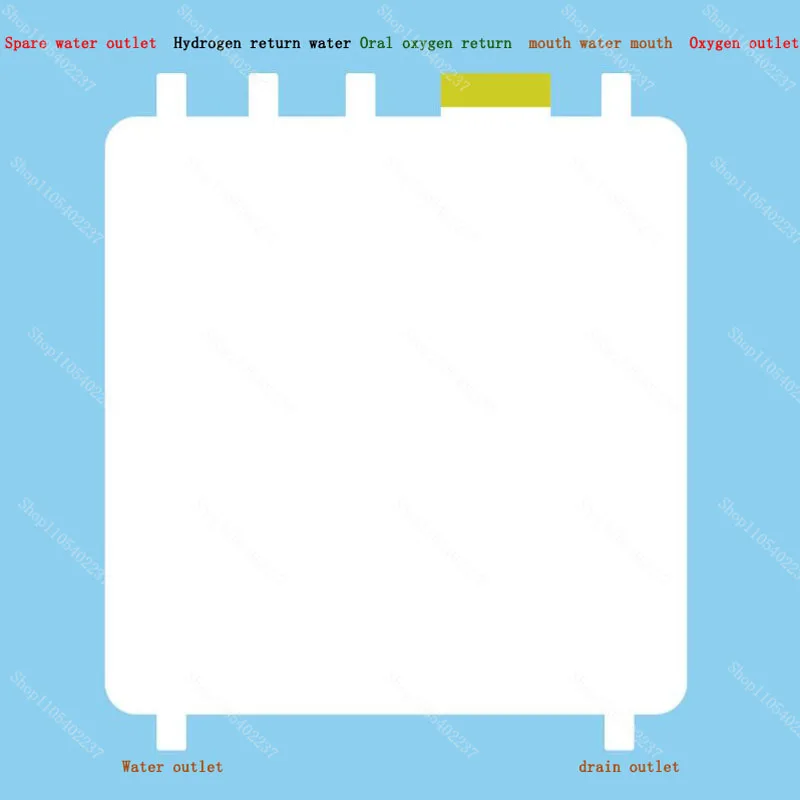 4.5L Water Tank Electrolyzer Hydrogen Rich Water Machine Oxygen Generator Storage Tank