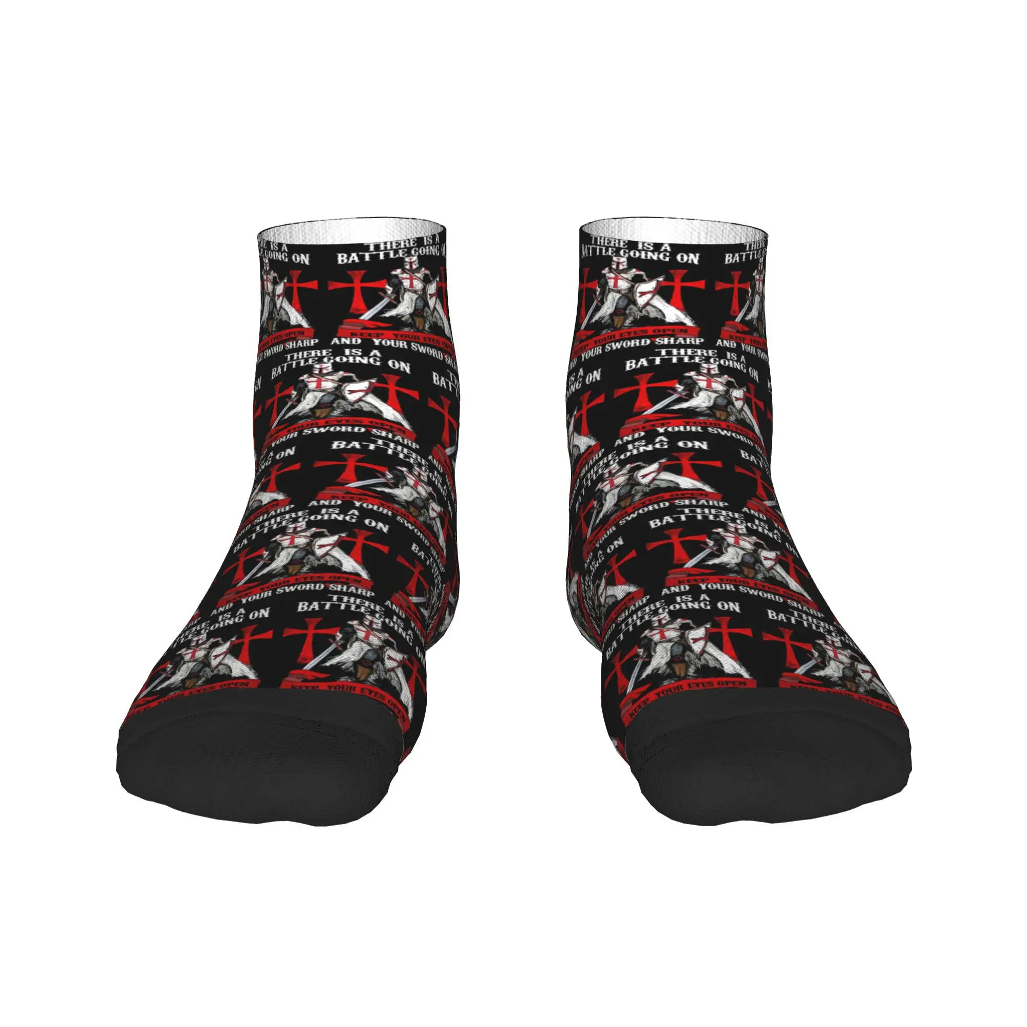 

Рыцари тамплиеров, крест, щит, символ, средневековый меч, эмблема, секретный заказ, носки, чулки, всесезонные носки, аксессуары для мужчин и женщин